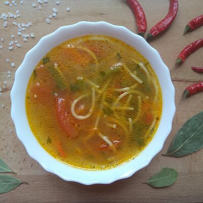 Суп-лапша с овощами в Столовая по цене 90 ₽