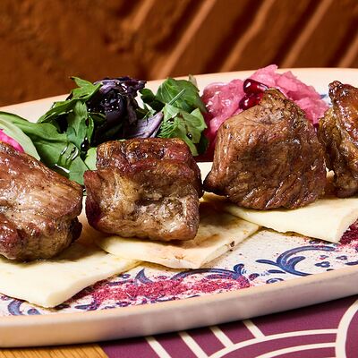 Шашлык из баранины стандартный в NANA Pirveli по цене 1265 ₽