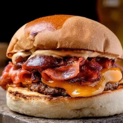 Бургер Слива барбекю в Папаша Билли по цене 655 ₽