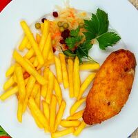 Котлета по-киевски в Ресторан Хата возле Шереметьево