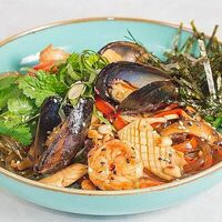 Харусаме с морепродуктами в соусе Терияки в Луиджи & Тосё