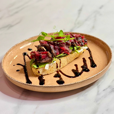 Брускетта с ростбифом в Myloverberry по цене 16 р.