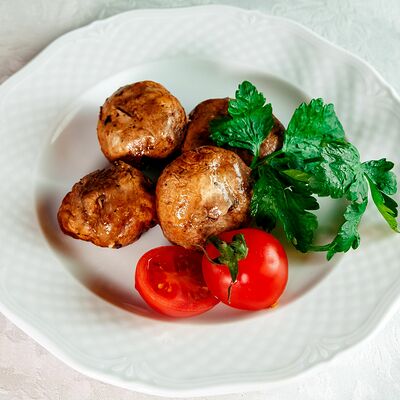 Шампиньоны на мангале в Отдых по цене 500 ₽