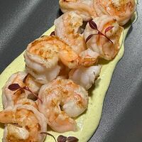 Креветки на гриле в Марсала