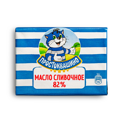Масло сливочное Простоквашино 82% в Кухня на районе по цене 269 ₽