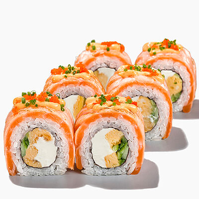 С опаленным лососем в Вкус и лосось по цене 810 ₽