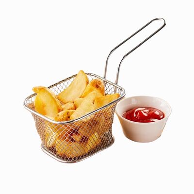 Картофель по-деревенски с кетчупом в Fit cafe по цене 299 ₽