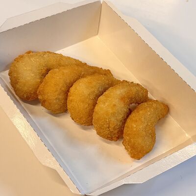 Пять креветок в панировкев Рент кафе по цене 585 ₽