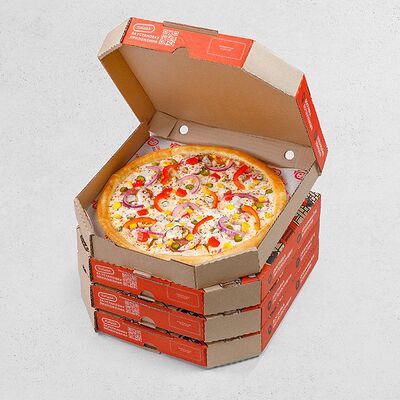 Четыре пиццы в ПиццаФабрика по цене 2395 ₽