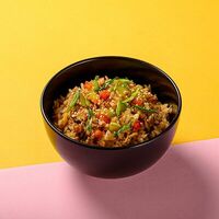 Рис с овощами в Круглое катаем