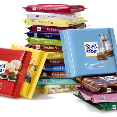 Шоколад Ritter Sport в Хинкальная Тбилисо по цене 300 ₽