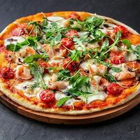 Руккола и креветки в Лаки-рizza