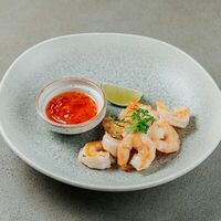 Креветки на гриле в Seven
