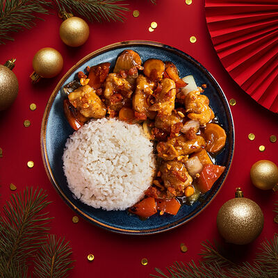Курица в апельсиновом соусе в KANNAM CHICKEN по цене 889 ₽