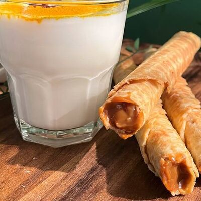 Трубочка со сгущенкой в ОКофе по цене 250 ₽