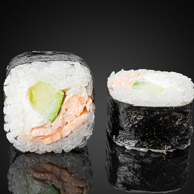 Филадельфия с жареным лососем в Монако пицца по цене 740 ₽