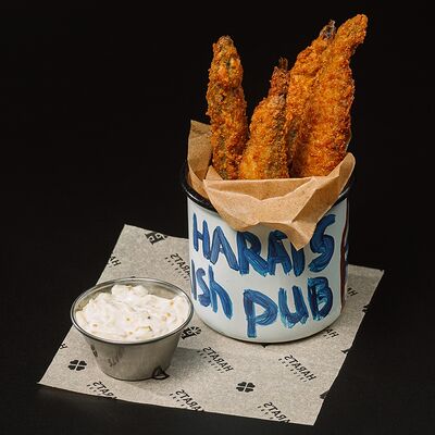 Рыбка фри в Harats Pub по цене 460 ₽