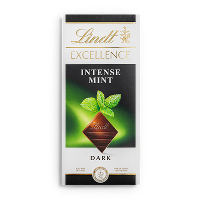 Темный шоколад Lindt с мятой в Кухня на районе по цене 399 ₽