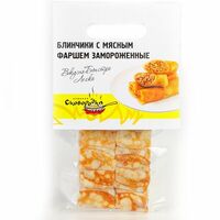 Блинчики с мясным фаршем замороженные в Блинная Сковородка