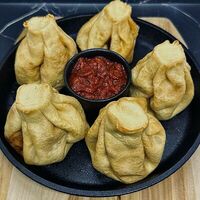 Хинкали свино-говяжьи жареные в Кафе сон у моря