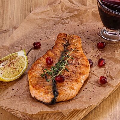 Стейк из форели в Шашлык Хауз по цене 820 ₽