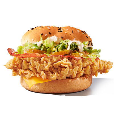 Зингер Де Люкс Бургер в KFC по цене 10 р.