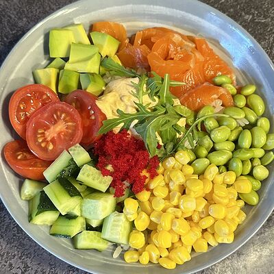 Поке с лососемв CHEF BURGER по цене 650 ₽