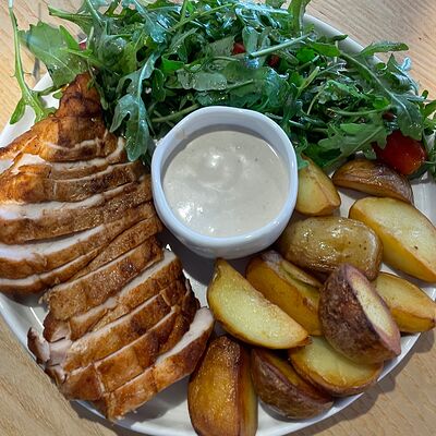 Стейк куриный в S-coffee House по цене 1200 ₽