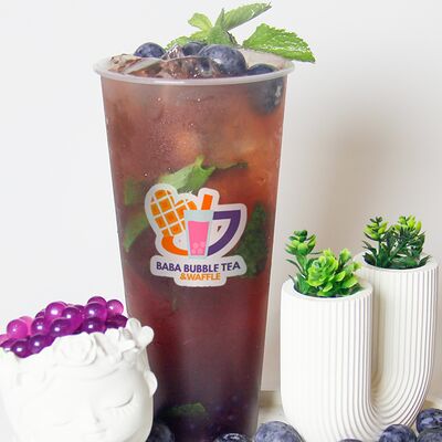 Мятная черника в Baba Bubble Tea & Waffle по цене 499 ₽