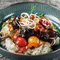 Азиатский рис с овощами в Сайко