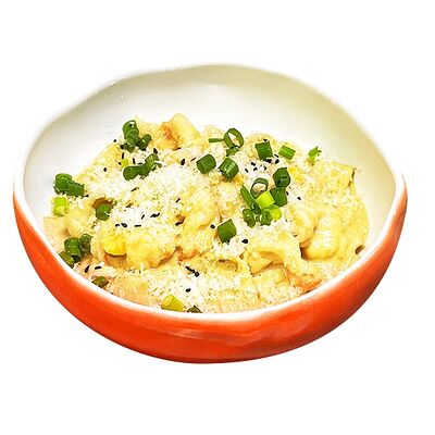 Лапша с креветками в белом соусе в Сиба Ину Бистро по цене 790 ₽