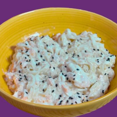 Удон с лососем в сливочном соусе в Сакура по цене 650 ₽