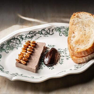 Паштет из цыплёнка, конфитюр из чернослива в Коробок по цене 600 ₽