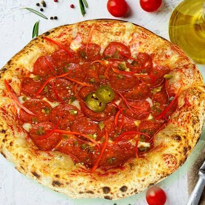 Пицца Дьябло в Pizza by sattarova по цене 640 ₽