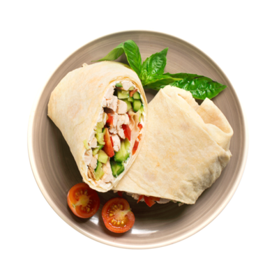 Лаваш с курицей и мягким сыром в Азбука Вкуса Экспресс Меню по цене 258 ₽