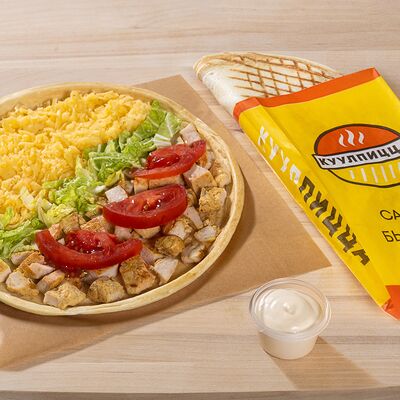 Закрытая пицца Цезарь в Шаурма Куулпицца по цене 389 ₽