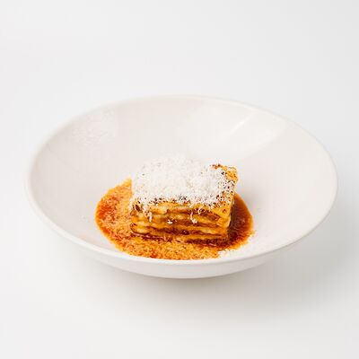 Лазанья с растительным мясом в KM20 по цене 1440 ₽