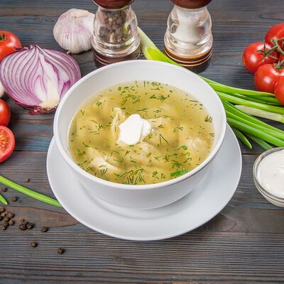 Чучвара-шурпа с пельменями в Чайхана №2 по цене 380 ₽