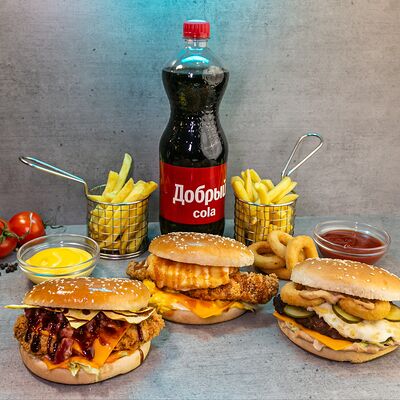 Бокс компания №4 в Ferm Burgers по цене 3200 ₽