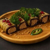Рулет из баклажанов с грецким орехом в Колхида
