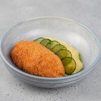 Кордон Блю с битыми огурцами в Табаско