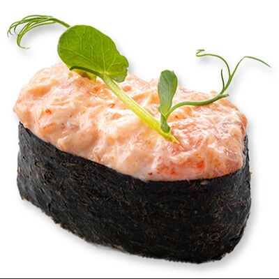 Гункан Лосось спайси - острый взрыв свежести в ДКВКУС по цене 140 ₽