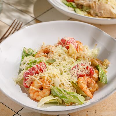Цезарь с креветками в ЛарисуВаннуХочу по цене 790