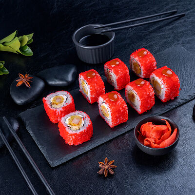 Ролл Ред эби в Суши даром по цене 419 ₽