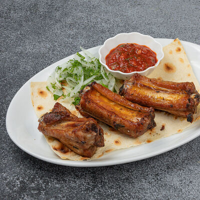 Шашлык из свиных ребер в У Бурчо по цене 890 ₽