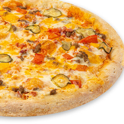 Пицца Чеддер Чизбургер в Папа Джонс по цене 699 ₽