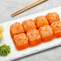 Запеченный сырный ролл с лососем в Суши Сет