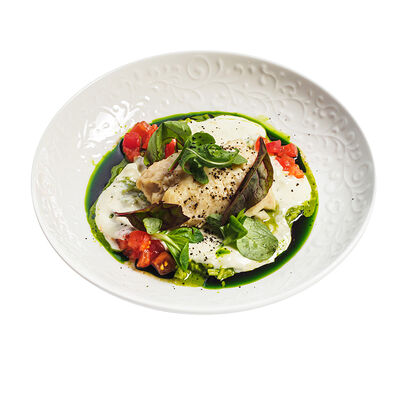 Сом с ризотто из цукини в ИТЛЕ Стейк-кафе Halal по цене 740