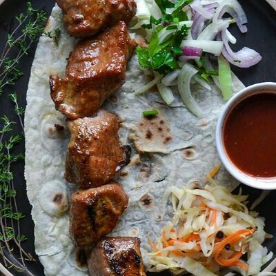 Шашлык из cвинoй шеи в ШашлычОк по цене 350 ₽