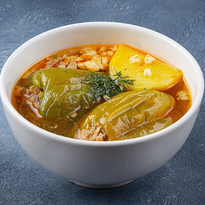 Перец фаршированный в Узбекская кухня Халяль по цене 350 ₽